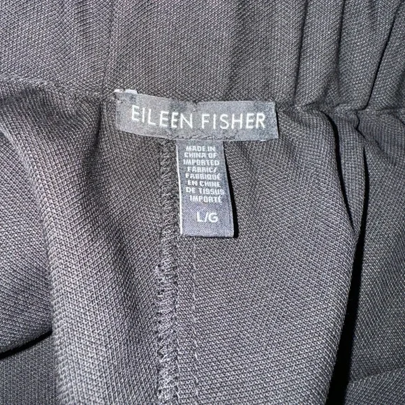 Eileen Fisher Twill Wide-leg Pants - Picture 6 of 6